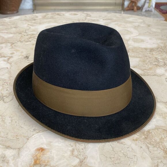 Vintage J. Wallnofer Baden Baden “Oxford” Waterproof Wool Fedora Hat - Picture 4 of 12
